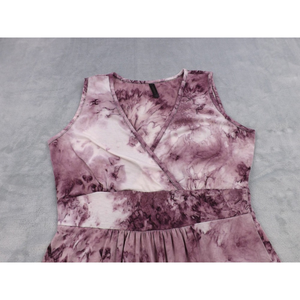 Woosea Maxi Dress Women's Large Purple/Pinkish/White‎ Tie Dye Sleeveless - Picture 12 of 16